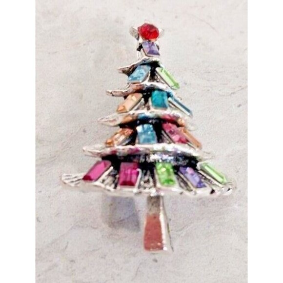 New Christmas Tree Brooch in Many Colors. - Picture 3 of 3